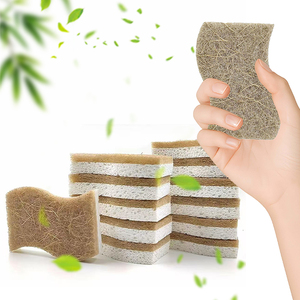 Esponjas de Cocina Biodegradables Naturales, Esponja de Fibra de Coco, Estropajo Ecológico de Secado Rápido - Product Image 1
