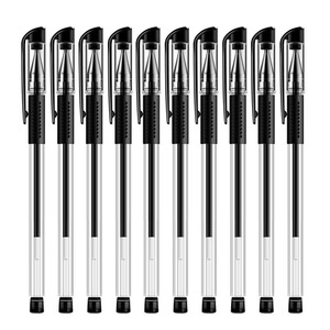 Gel <b>Pens</b> 0.5Mm Bullet Tip Plastic Office School Writing Supplies Black Red Blue Ink Caps Closure General Use - Product Image 5
