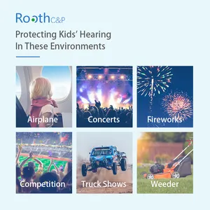 청각 보호 헤드폰 유아 십대 귀 안전 헤드폰 야외 활동 연구