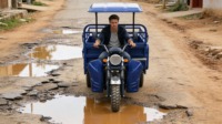 Chinesischer Export-Benzin-Landwirtschafts-Lastendreirad |   Dreirädriger Fracht-Kipplaster |   Motorisiertes Dreirad-Motorrad