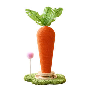 Rascador para Gatos Ecológico de Sisal, Material de Madera Personalizado, Estilo Adorable, Juguete para Mascotas, Casa para Gatos, Embalaje de Cartón - Product Image 1