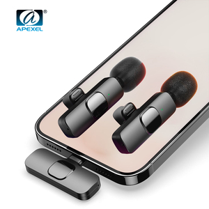 APEXEL K9 J13 Micro Lavalier Không Dây Cho Điện Thoại Thông Minh, Micro Điện Dung Mini Chuyên Nghiệp Để Ghi Âm, Vlog - Product Image 5