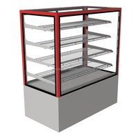 Commercial Vitrine Chauffée Tarte Chaude Chaude Alimentaire Vitrine Frit Poulet Alimentaire Affichage Chaud