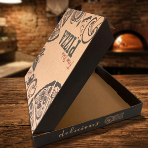 Pizza <b>Box</b> 33x33 Reusable Corrugated Paper Pizza Delivery <b>Box</b> Custom Shape - Product Image 5