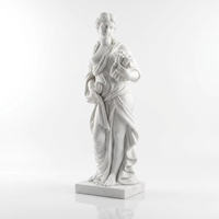 Escultura de Figura Humana Monumental de Mármol, Estilo Europeo-Americano, Personalizada, Grande, Acabado Moderno, de Gran Tamaño