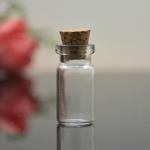 Flacon en verre miniature de haute qualité à bas prix, transparent, de 1 ml, 2 ml, 3 ml, 4 ml, 5 ml, 6 ml, 7 ml, 8 ml, 10 ml, 15 ml, 20 ml, 30 ml, avec bouchon en liège - Product Image 4