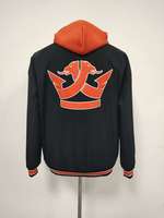 Manteau Hip Hop Européen avec Logo Personnalisable pour Hommes Dernière Veste Brodée pour Printemps Automne Coupe Ample pour High Street Baseball