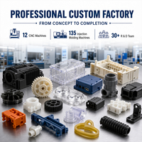 Service de prototypage rapide sur mesure OEM pour pièces en plastique PA, PC, PP, PU, PVC, ABS, assemblage de pièces, pièces moulées par injection