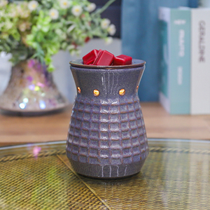 Calentador de Velas Eléctrico de Cerámica, Ecológico, Quemador de Aromas de Sobremesa, Multi-Enchufe, Impresión Tipográfica, Decoración del Hogar, Uso Interior, <span class=keywords><strong>Bombilla</strong></span> - Product Image 2