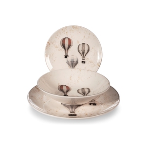 Service de table de Noël Frosty Sky, 18 pièces, vaisselle de fête - Product Image 1