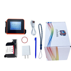 2024 plus récent Mini imprimante à jet d'encre portable Mini Machine à tatouer temporaire couleur QR <span class=keywords><strong>Code</strong></span> à barres Logo sur manche en bois et métal - Product Image 6