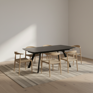 Tavolo da Pranzo Allungabile <span class=keywords><strong>con</strong></span> <span class=keywords><strong>Piano</strong></span> <span class=keywords><strong>in</strong></span> <span class=keywords><strong>Vetro</strong></span> e Gambe <span class=keywords><strong>in</strong></span> Metallo Moderne per 4-8 Persone, Arredamento per la Casa - Product Image 1
