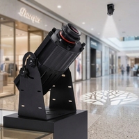 Projecteur LED Gobo extérieur personnalisé, étanche, image rotative, télécommande, 200W, IP65, aluminium, 50-65m, éclairage publicitaire