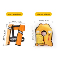 Gilet de sauvetage gonflable adultes, veste de survie, pour les Sports aquatiques, pêche, natation, nouveauté