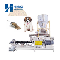 Línea de producción de alimentos secos para perros y gatos, máquina de fabricación de pellets de alimentación animal, línea de procesamiento de pellets de comida para perros