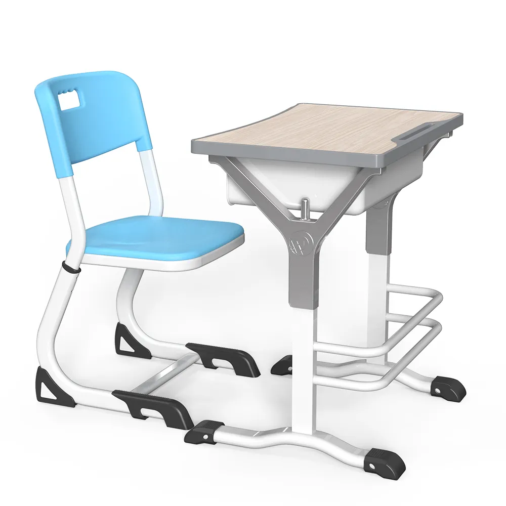 HY0360 modern design educational furniture school furniture classroom desk and chair set