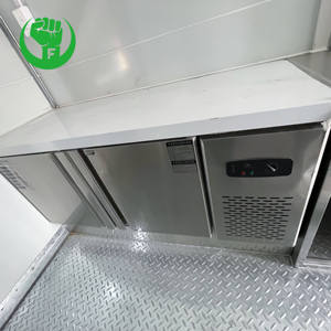 Camión de Comida Móvil para Concesiones, Galvanizado, de <span class=keywords><strong>Segunda</strong></span> <span class=keywords><strong>Mano</strong></span>, con Cuatro Ruedas, Remolque con Barra de Remolque - Product Image 4