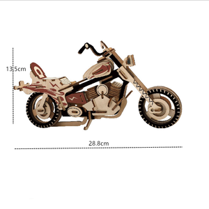 Puzzle <span class=keywords><strong>3D</strong></span> en bois pour enfants, jouets éducatifs, modèles <span class=keywords><strong>de</strong></span> <span class=keywords><strong>moto</strong></span>, bricolage, livraison gratuite, pièces - Product Image 4