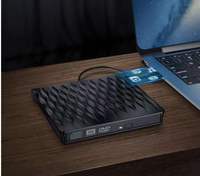 HY7 Oem Newest External Dvd Player Usb 3.0 Type-c Dvd Rw Optical Drive Cd/dvd Rom Drive for Pc Laptop
