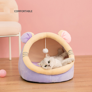 Großhandel Hersteller warmes weiches Katzen bett niedliches Design - Product Image 3
