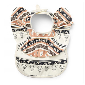 Bavoir réversible de style suédois pour enfants, motif ailes d'ange, en PU, pour bébés, couverture d'alimentation solide, certifié classe A, en matériau PE - Product Image 4