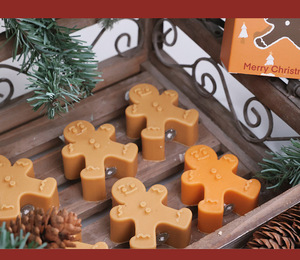 Vela Aromática con Aroma a Hombre de Jengibre Navideño, Decoración Navideña, Vela Aromática para un Ambiente Cálido, Regalo Navideño, Venta al por Mayor, Regalo Hecho a Mano para Interiores - Product Image 2