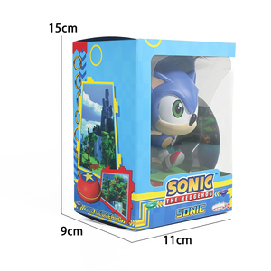 Figurines d'action <span class=keywords><strong>Sonic</strong></span> Tails Werehog de 11 cm, <span class=keywords><strong>Knuckles</strong></span>, Dr. Eggman, modèle de dessin animé en PVC, jouet de collection pour adolescents - Product Image 4