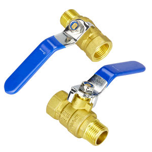 TMOK Fabrik preis 1/2 "Zoll DN15 Internes externes Außengewinde Messing-Kugel hahn für Sanitär zwecke - Product Image 4