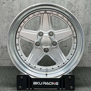 Jantes en alliage forgées Bku 2 pièces à déport progressif 5x112 pour <span class=keywords><strong>Mercedes</strong></span> Benz <span class=keywords><strong>W124</strong></span> W160 W126 W114 C126 17 18 pouces - Product Image 4