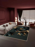 Tapis d'intérieur moderne 3D antidérapant pour enfants, doux, durable, facile à nettoyer, avec imprimé géométrique et abstrait pour salon et chambre à coucher