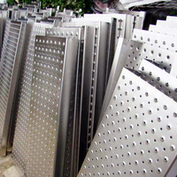 Grille de haut-parleur en acier inoxydable 304/316 haute performance et durable, maille métallique ronde à trous, convient à tous les espaces