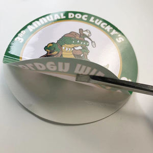 Impresión de lujo de alta calidad, producto para el cuidado de la salud, pequeño rollo de logotipo personalizado, etiqueta adhesiva BOPP blanca impermeable para botella - Product Image 6