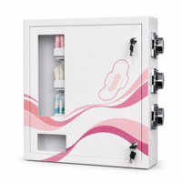 Distributeur automatique mécanique sans espèces, paiement par pièces/jetons, aucune électricité requise, conforme ADA, en acier inoxydable, personnalisable, SDK
