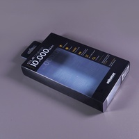 Boîte en plastique PET PVC PP transparente transparente de conception personnalisée Boîte d'emballage de batterie externe Boîte d'emballage en plastique de chargeur de câbles de données USB