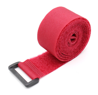 Manchon de câble en velcro avec colle au dos, fixation de rangement, finition de câble en nylon extra fin, velcro