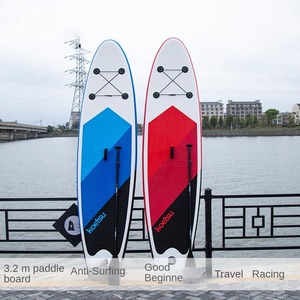 Planche à pagaie de 3.2 mètres Ski nautique debout Sup planche à pagaie <span class=keywords><strong>gonflable</strong></span> planche de surf débutant planche à roulettes aquatique - Product Image 2