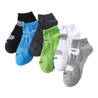 Chaussettes Crew en coton pour hommes, chaussettes de course à pied, imprimées, absorbant la sueur, logo ODM, vente en gros d'été