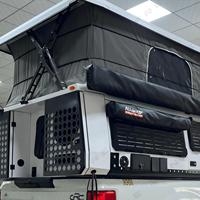 Carcasa de Aluminio Deslizable, Portátil, Ligera e Impermeable para Camioneta, Ideal para Campamentos 4x4 y Viajes Todoterreno