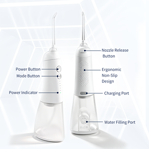 Hydropulseur buccal portable rechargeable étanche IPX7 de marque, capacité 220 ml - Product Image 3
