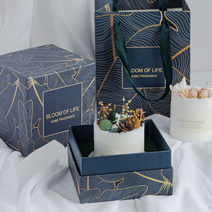 Velas Aromáticas <span class=keywords><strong>de</strong></span> Lujo Personalizadas en Frasco <span class=keywords><strong>de</strong></span> Vidrio con Flores Secas y Cera <span class=keywords><strong>de</strong></span> <span class=keywords><strong>Soja</strong></span>, con Tapa para Decoración del Hogar y Regalo <span class=keywords><strong>de</strong></span> Navidad - Product Image 4