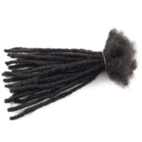 Produk Grosir Rambut Gimbal Alami, Rambut Manusia, Cheveux Naturel, Inter Locs dalam Jumlah Besar