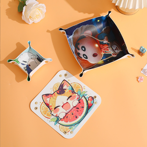 Bandeja organizadora de escritorio de cuero, muy vendida, para joyas, cosméticos, llaves con logotipo personalizado y artículos diversos. - Product Image 6