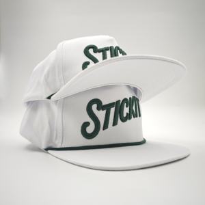 หมวกแก๊ปทรง 5 แฉก คุณภาพสูง แบบ unisex ปรับขนาดได้ ปักโลโก้ 3 มิติ ปีกแบน สไตล์ฮิปฮอป วัสดุอะคริลิก เหมาะสำหรับกิจกรรมกลางแจ้ง - Product Image 3