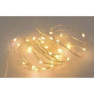 Ghirlanda - filo luminoso a LED da 2 m. Design flessibile e portatile, funziona a batterie, ideale per decorare gli spazi con luce. - Product Image 1