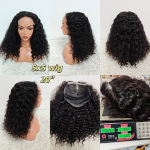 Letsfly Promotion 69$ 250% 11A Full Loose Water Wave Wig 4x4 5x5 13x4 Lace Closure Frontal Wig 100% Human Hair Wigs 24inch - Product Image 6