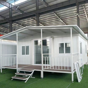 บ้านคอนเทนเนอร์แบบขยายได้ รูปทรงสี่เหลี่ยมผืนผ้า ดีไซน์ทันสมัย บ้านคอนเทนเนอร์สำเร็จรูป ความหนามาตรฐาน - Product Image 2