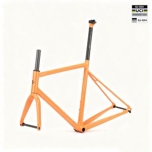 Telaio in carbonio ciclocross Bik bicicletta telaio Set di T1100 in fibra di carbonio freno a disco strada bici meccanica e UCI - Product Image 5