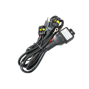 Автомобильный 9006 светоизлучающий диодный жгут проводов с DRL противотуманным реле предохранителя Комплект для сборки изолированного кабеля - Product Image 2