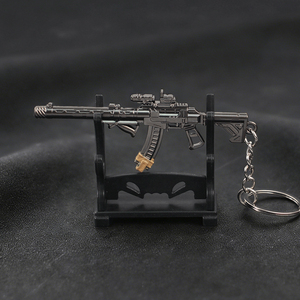 Llavero de Metal de Aleación de Zinc con Figura de Acción de Ola Gigante AS VAL, Modelo de Pistola de Juguete Mini de 9CM de Delta Force HawkOps - Product Image 4