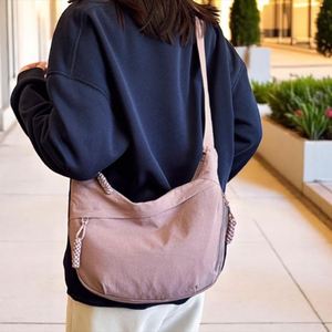 Sac bandoulière léger en nylon personnalisable DIY, imperméable, style messager, sac hobo, sac à bandoulière classique avec fermeture éclair, unisexe, hiver - Product Image 3